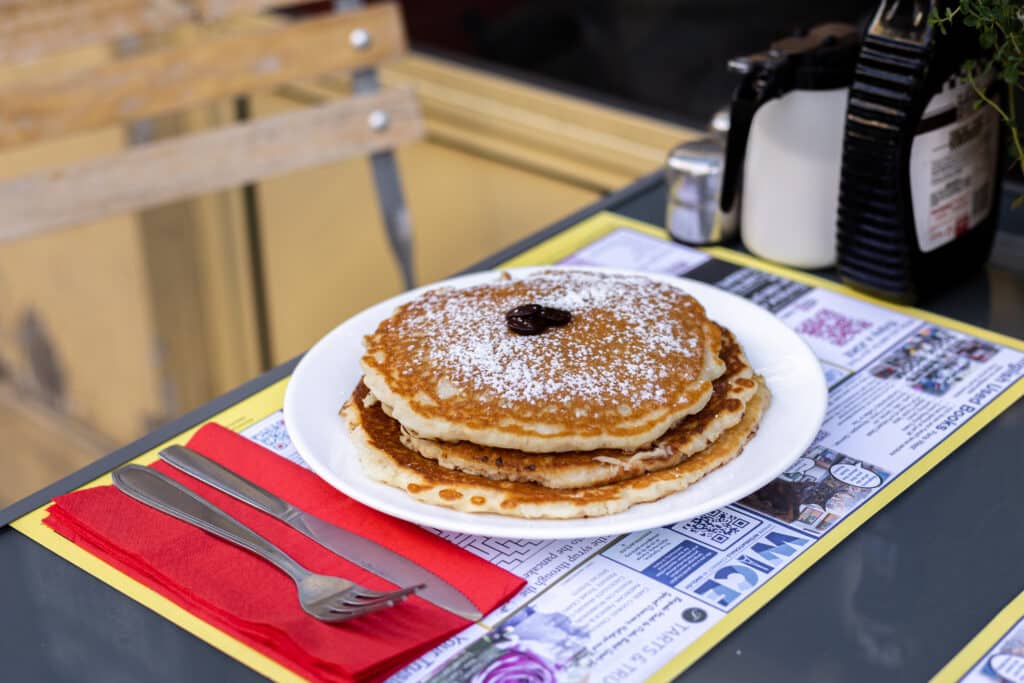 Les pancakes à la carte chez Breakfast in America