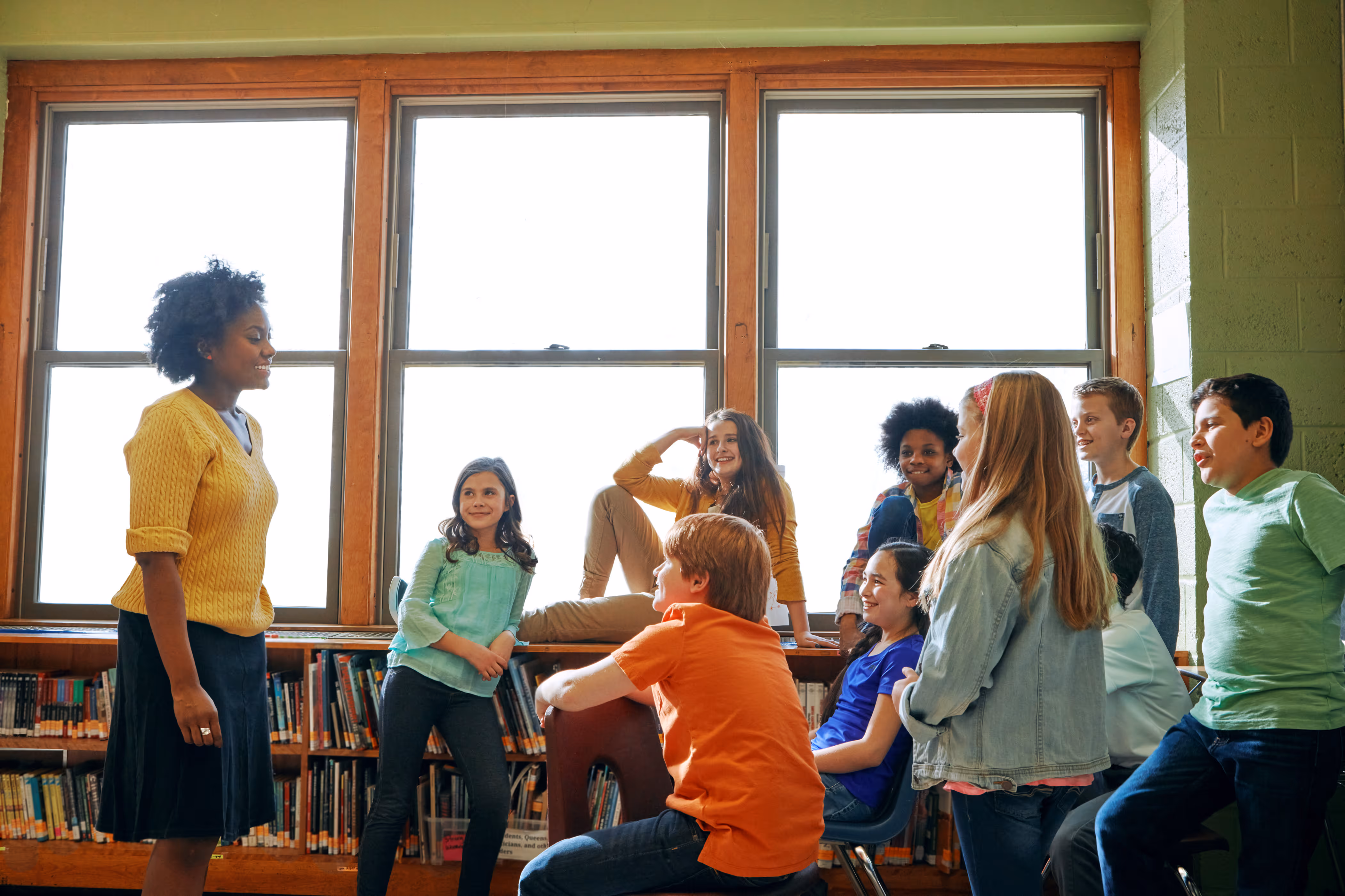 image of team brainstorming session (for a graphic design studio)