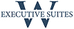 Logo of Executive Suites with a large stylized letter W behind the text.