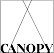 Canopy logo with stylized letter X above the word CANOPY.