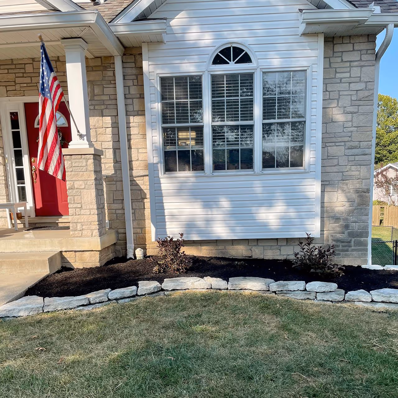 custom stone edging installation near me