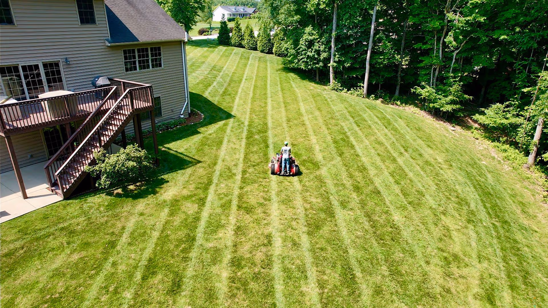 professional lawn mowing service near me in Bloomington Indiana