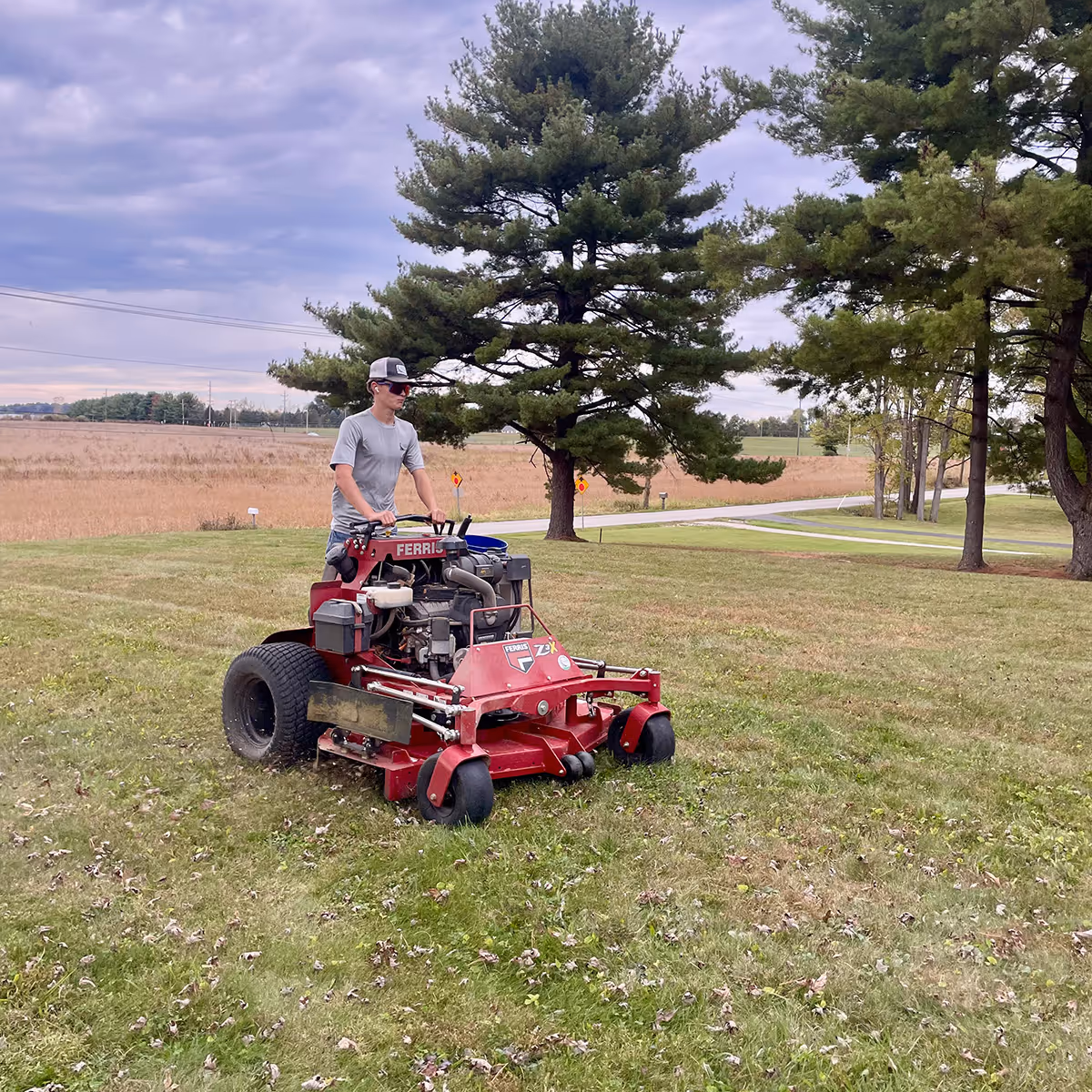 lawn mowing, trimming and edging service by Executive Lawn Care & Landscaping Bloomington Indiana