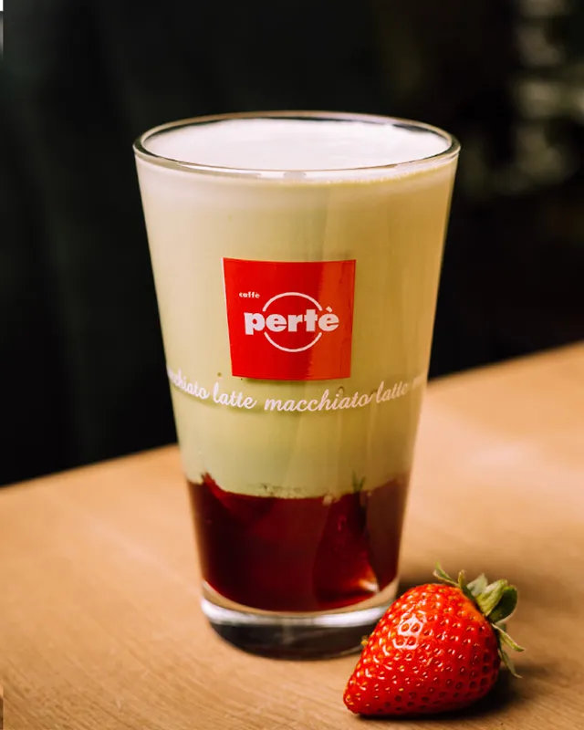 Epres matcha ice coffee Woodoo Café Kávézó Szeged