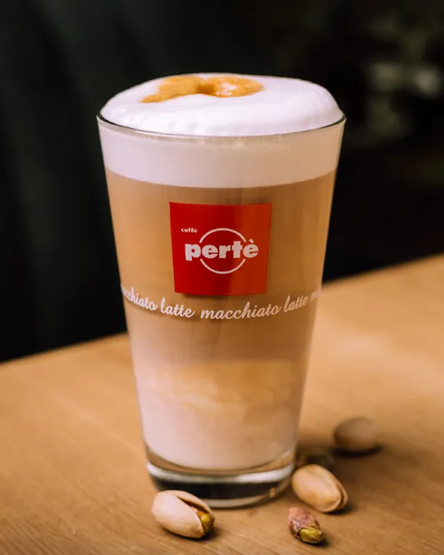 Pisztáciás latte Woodoo Café Kávézó Szeged