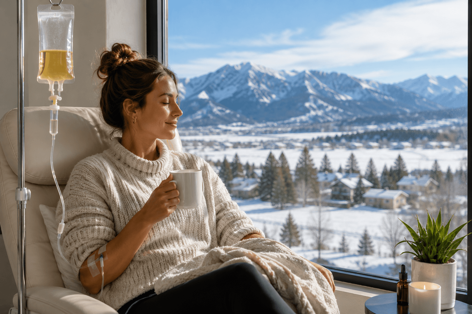Vitamin injection service at June Beauty Lab wellness clinic in Pinedale, Wyoming
