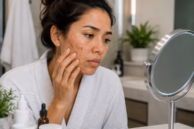 Esthetician applying a chemical peel to a client's face at a med spa in Pinedale, Wyoming