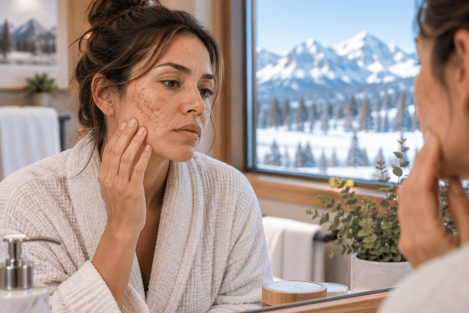 Even, radiant skin tone after dark spot treatment in Pinedale, Wyoming