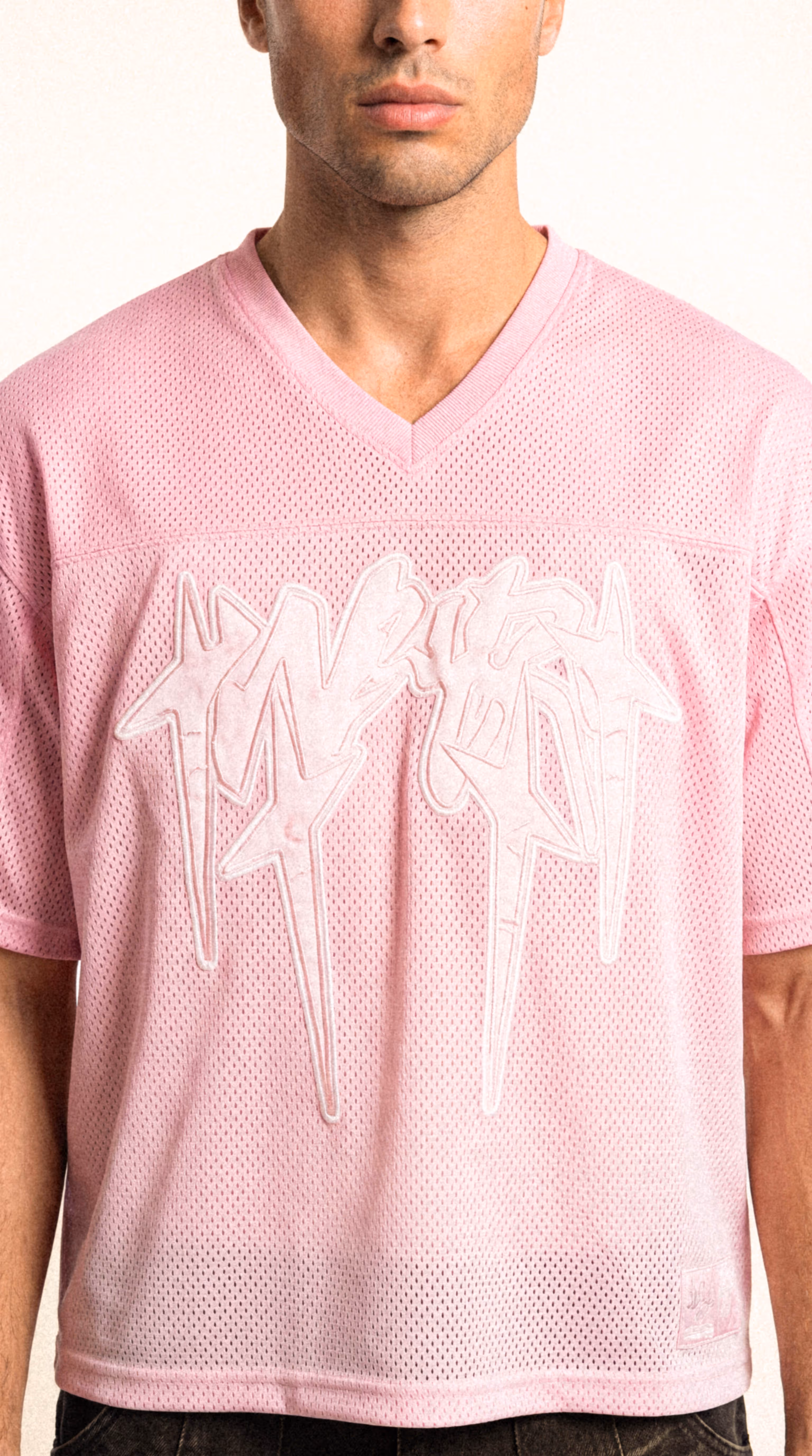 campagne visuelle mode tshirt rose by moment