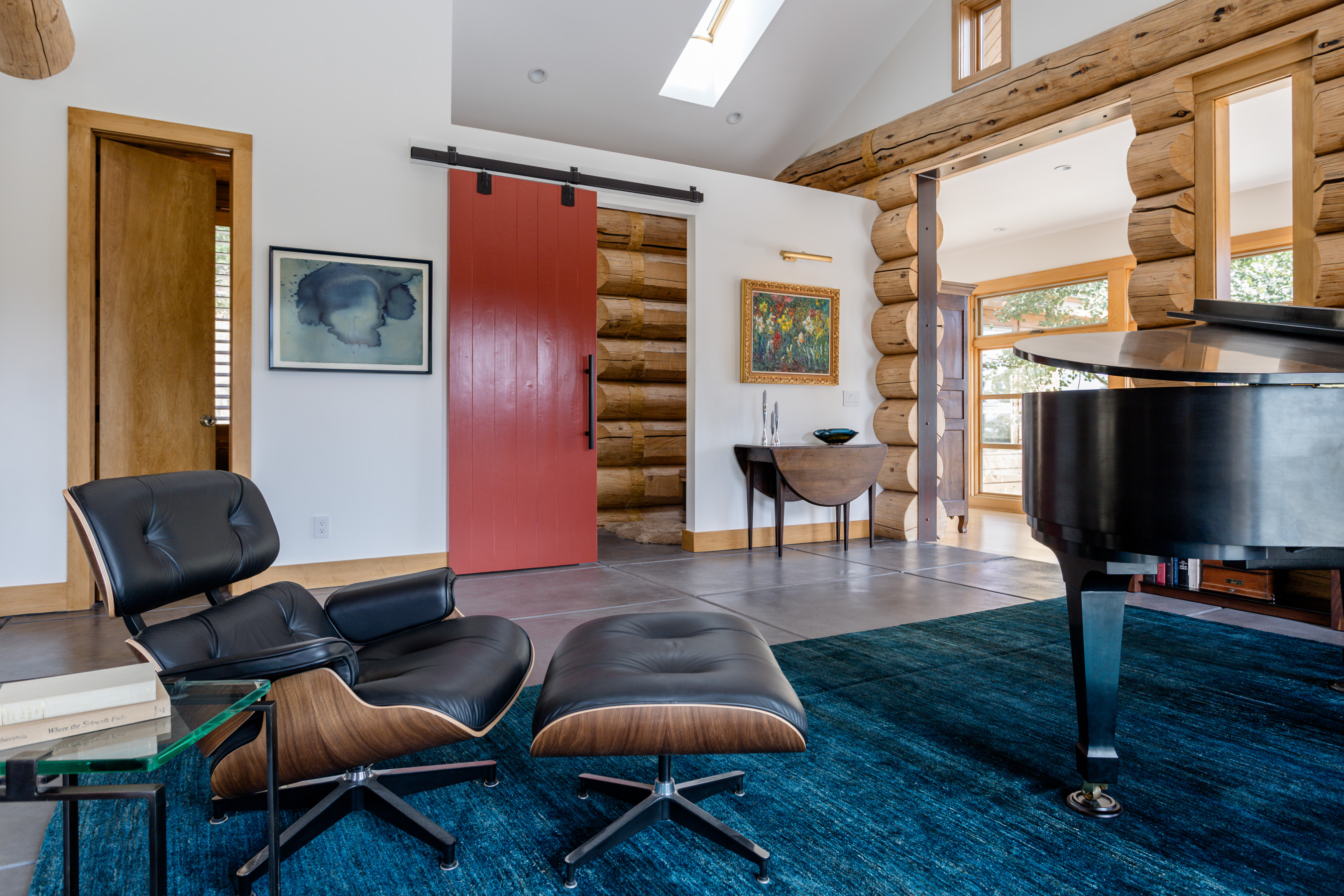 Meadow Drive home with layered textures and natural materials