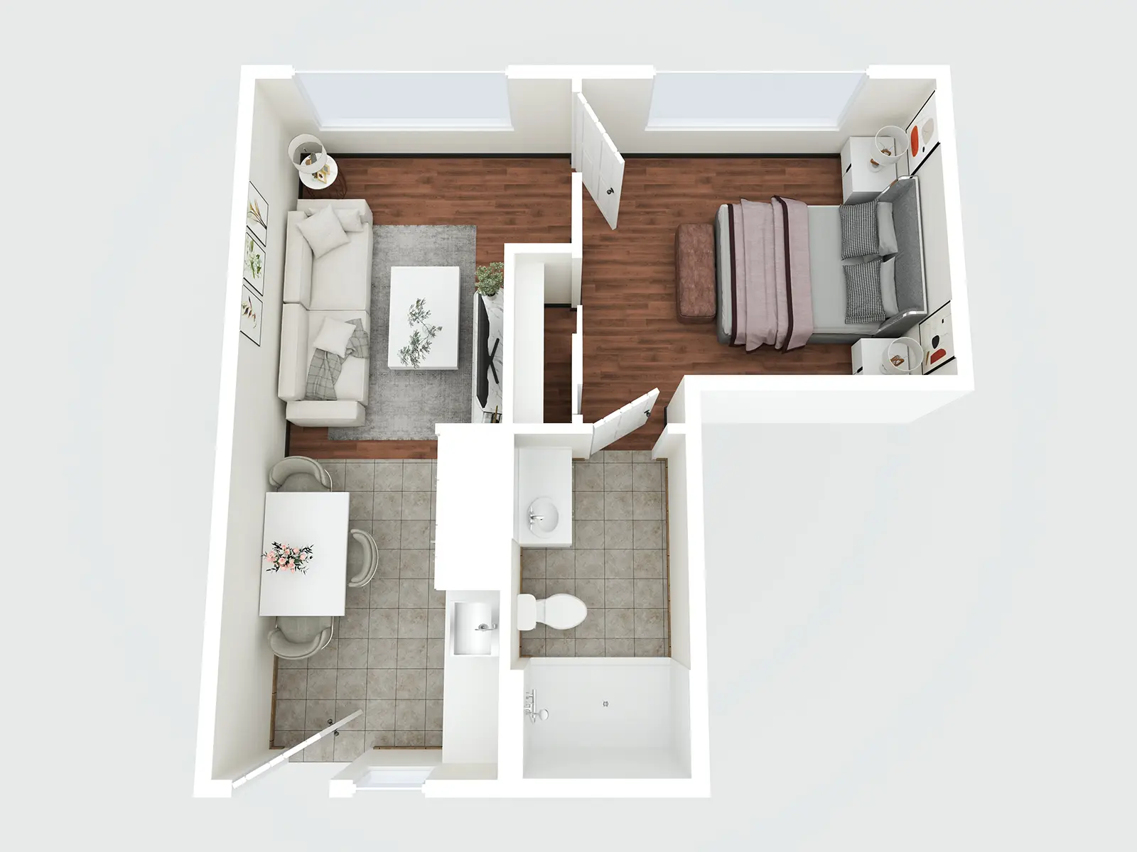The Bridge at Ooltewah Studio Floor Plan