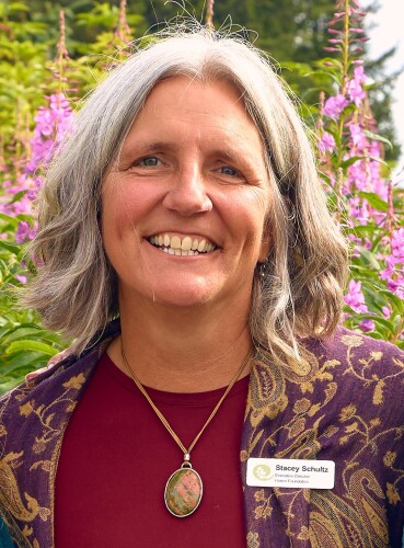 image of stacey at an event