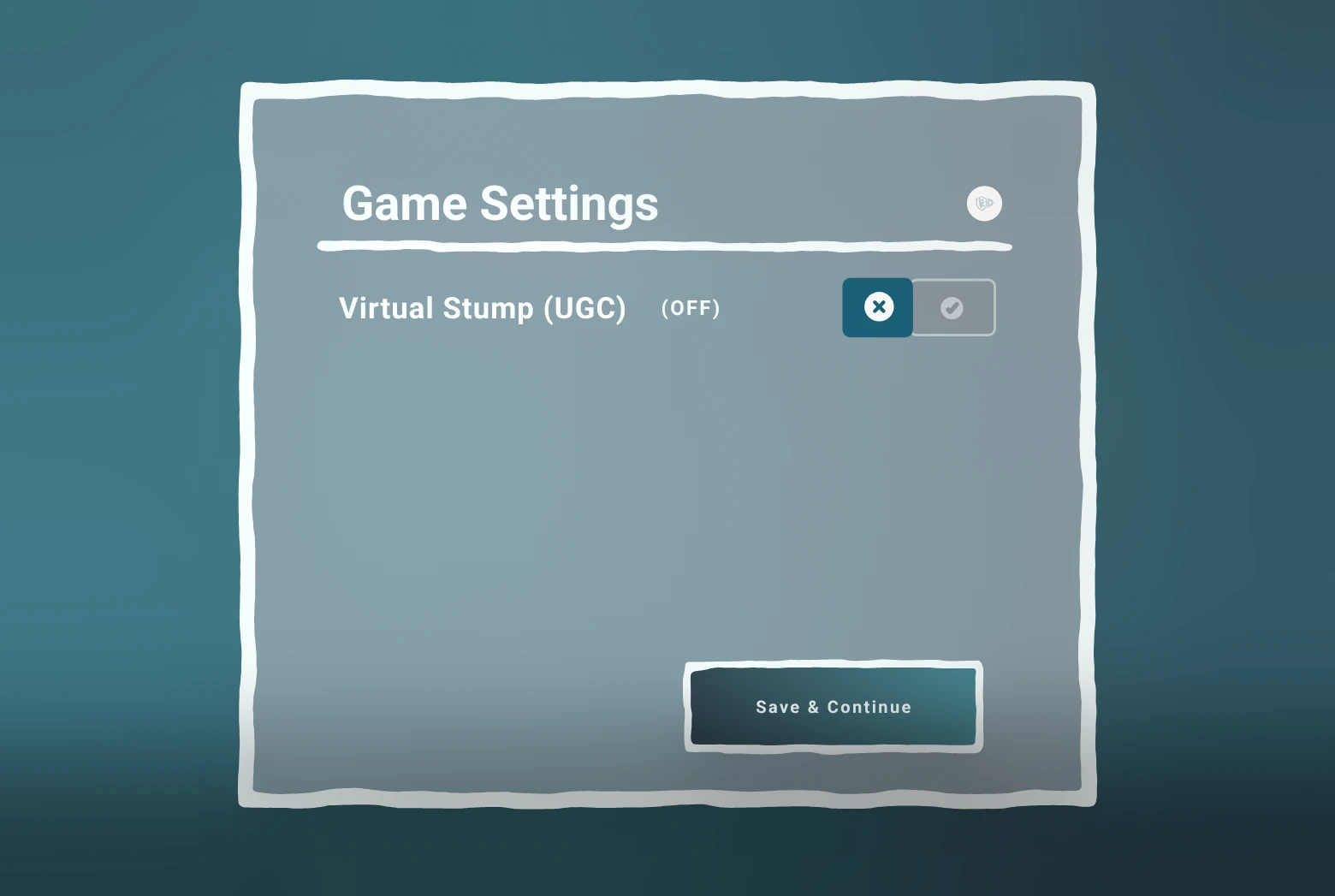 Gorilla Tag settings with UGC switched off