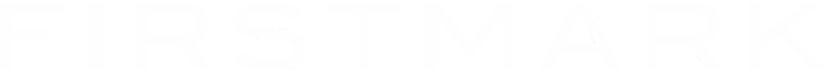 Firstmark logo text in bold uppercase letters.