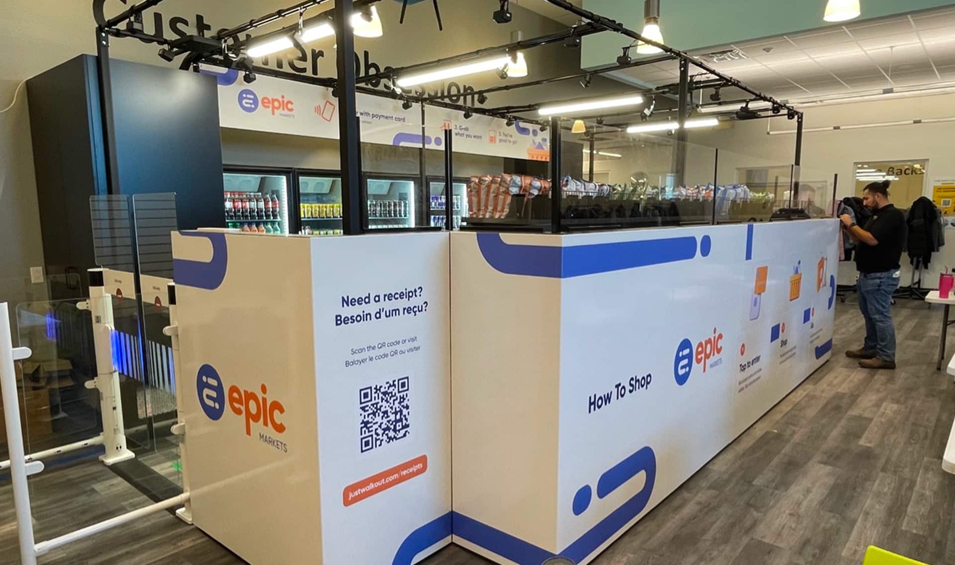 Checkout-free smart store installation