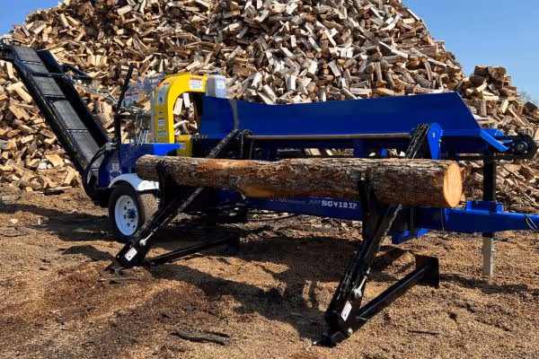 SC-12 Firewood Processor, 22 HP Honda Gas Engine, Takes up to 15" Diameter Logs and Processes 14"-16" Firewood, Hydraulic Feed System