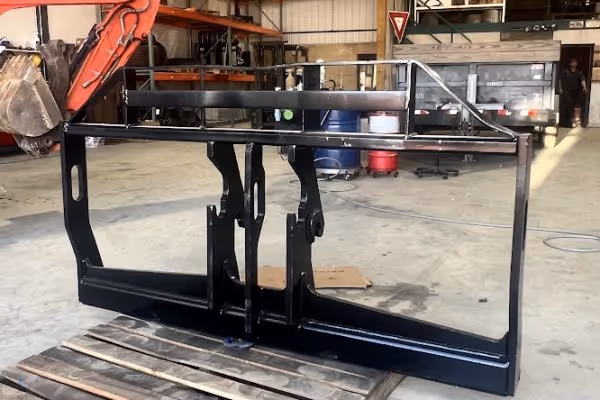 JLG/Skytrak Fork Carriage, 6' wide, 10K Weight Capacity, Includes Rod and Cylinder to Attach to JLG or Skytrak Machine