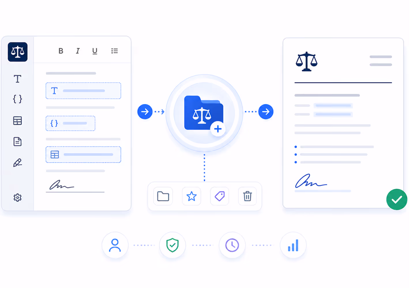 Completed client communication showing a transcript and a 31-second audio recording about a lemon law inquiry for a 2017 Toyota Camry with Law Practice AI, dated 20 Mar 2025, 8:47 AM.
