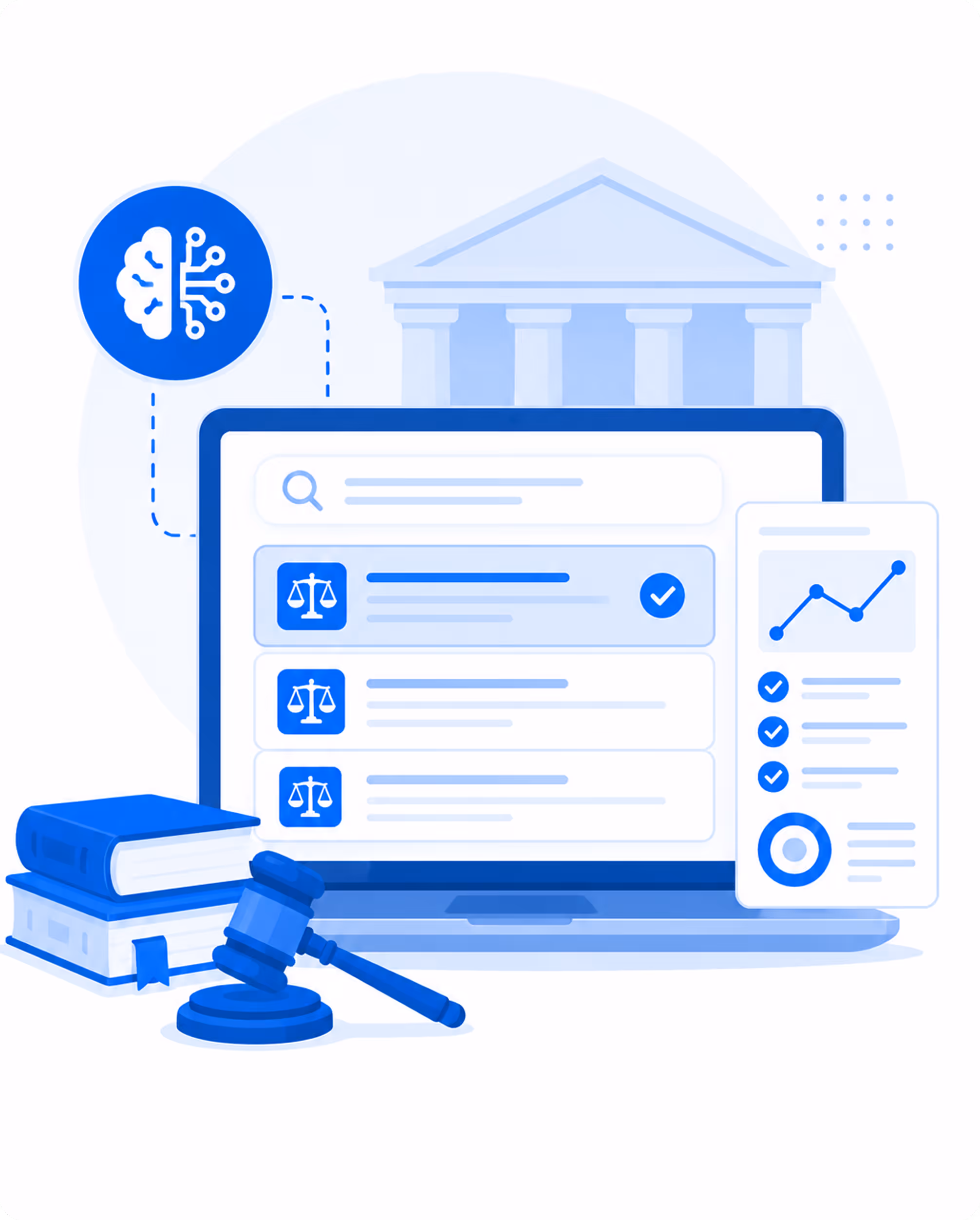 Four blue icons with text describing automatic repair timelines, state lemon law requirements with a US map, compliant demand letters with a legal document, and case documents with folder and papers.