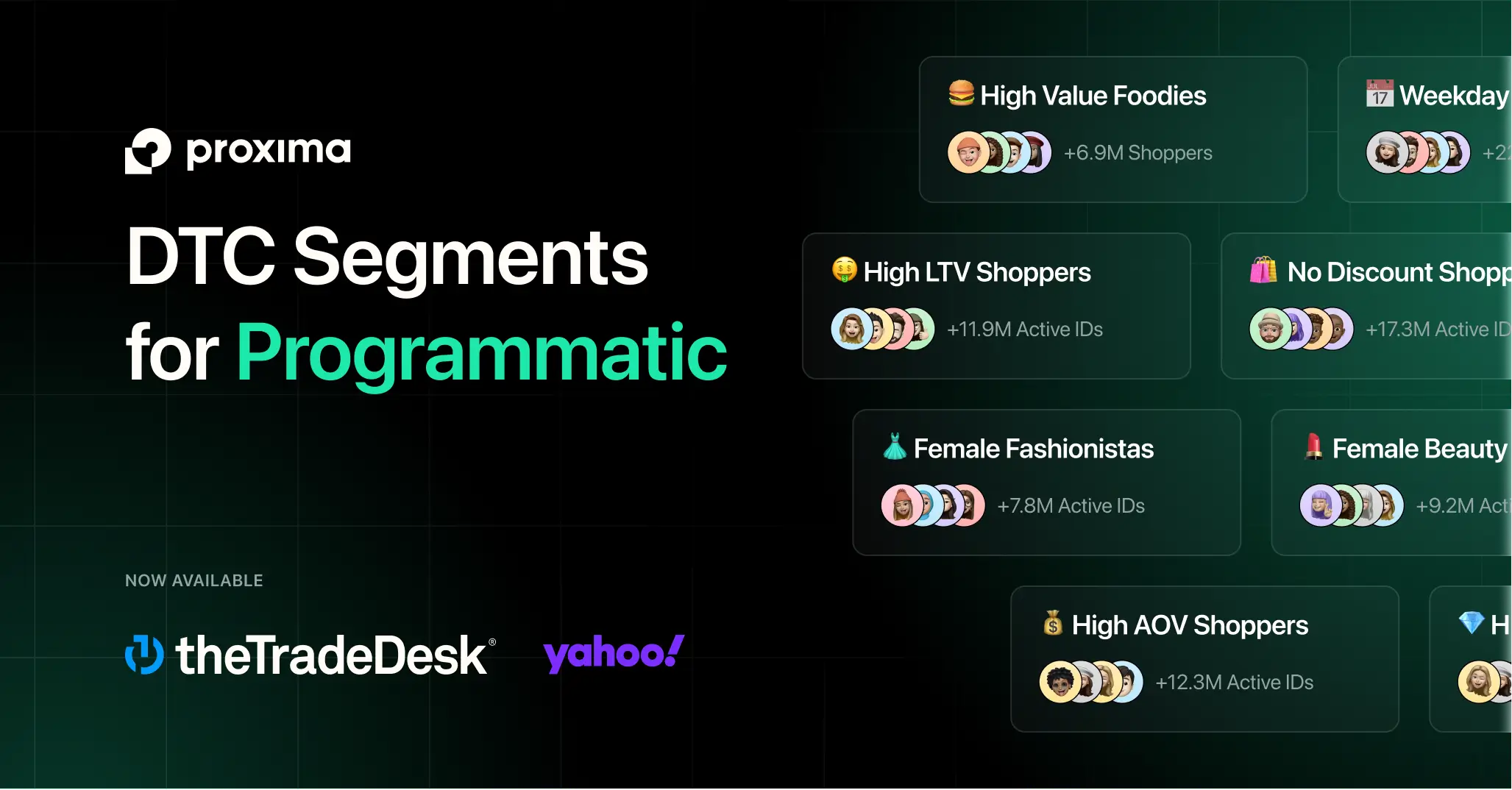 Proxima launches DTC segments on The Trade Desk and Yahoo DSP for programmatic advertising