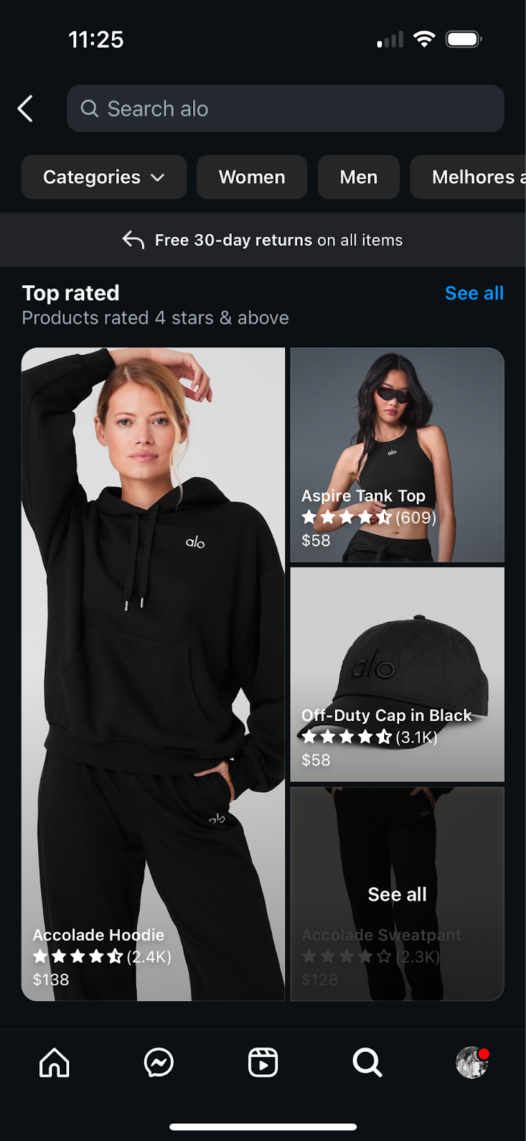 Alo Yoga Meta Shop Top Rated