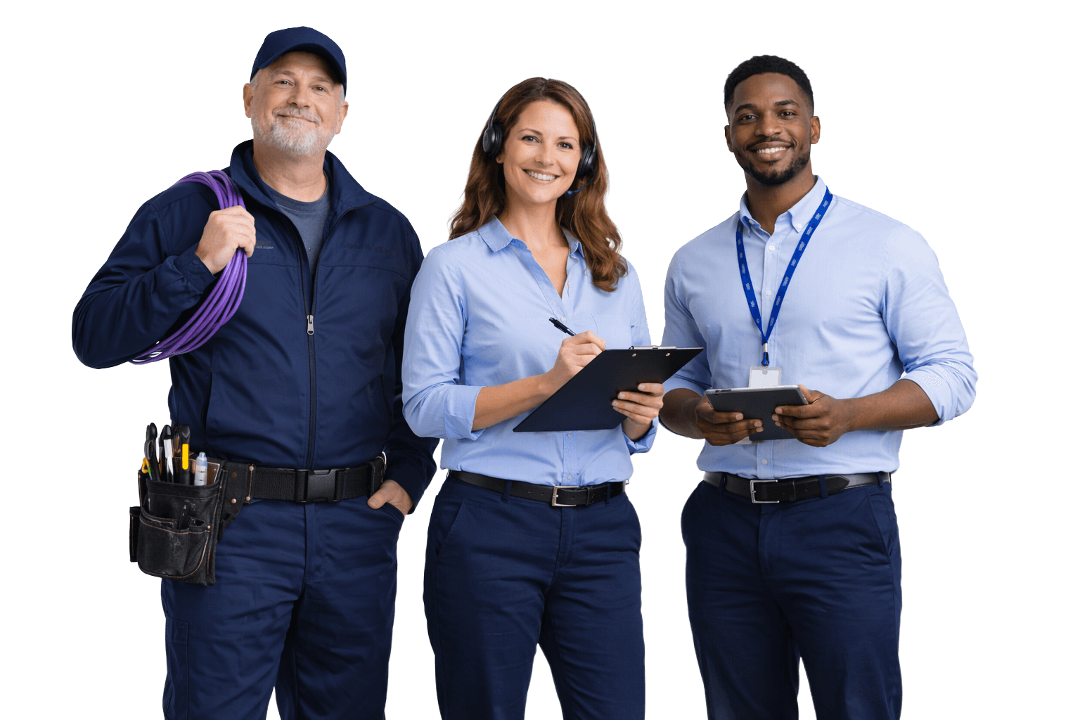 Groupe d'employés