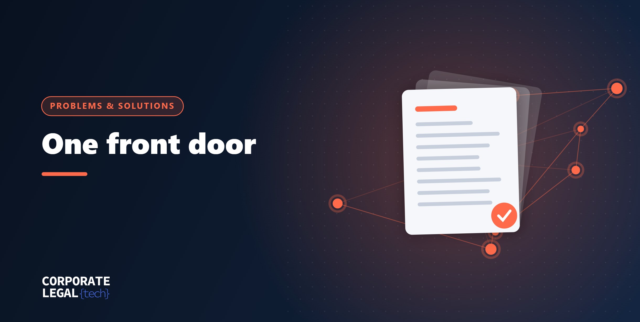 Problem: Legal Requests Arrive by Email, Slack, Teams, Hallway, and Carrier Pigeon