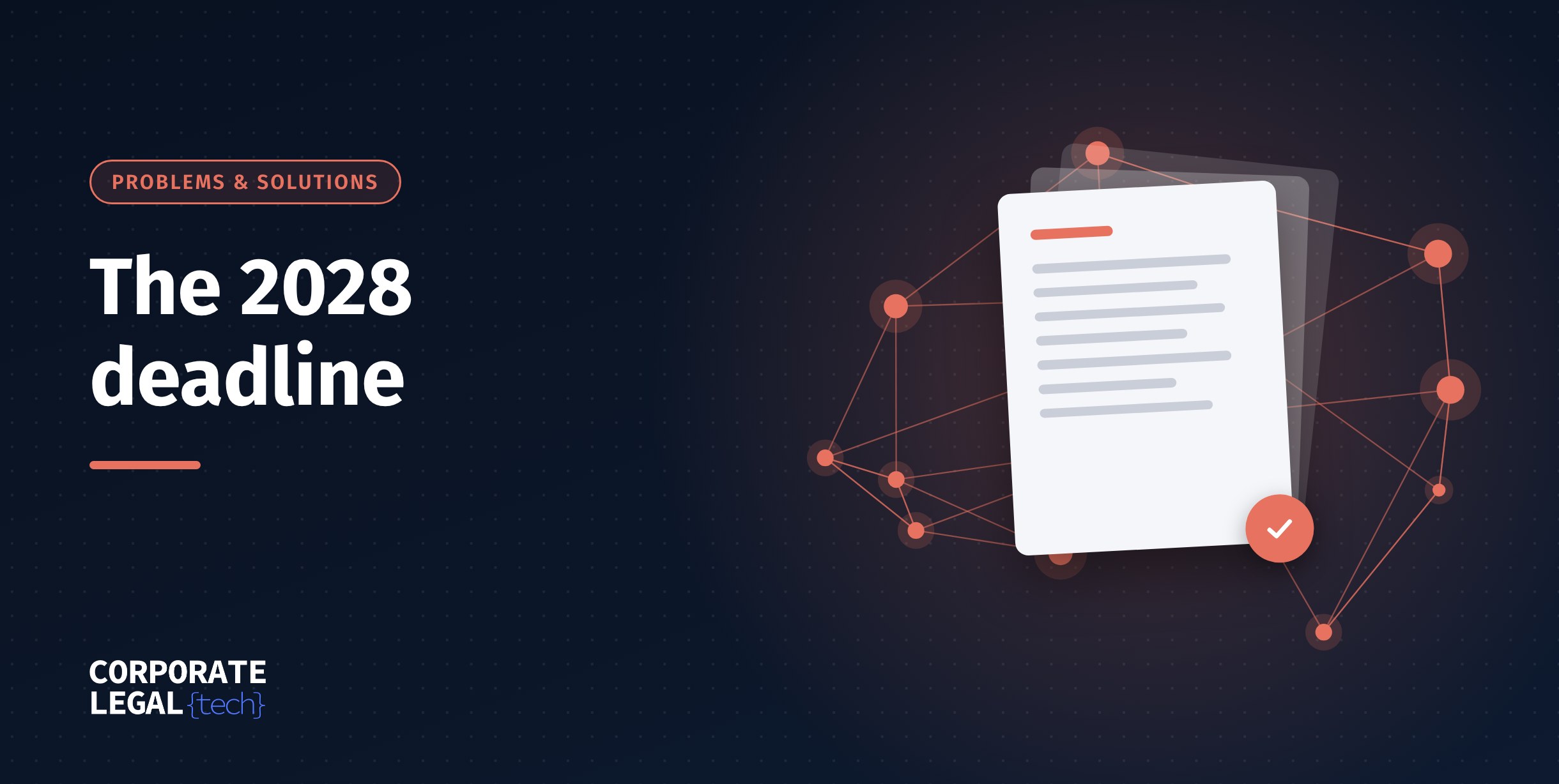 Problem: Your eDiscovery Stack Has a January 2028 Deadline