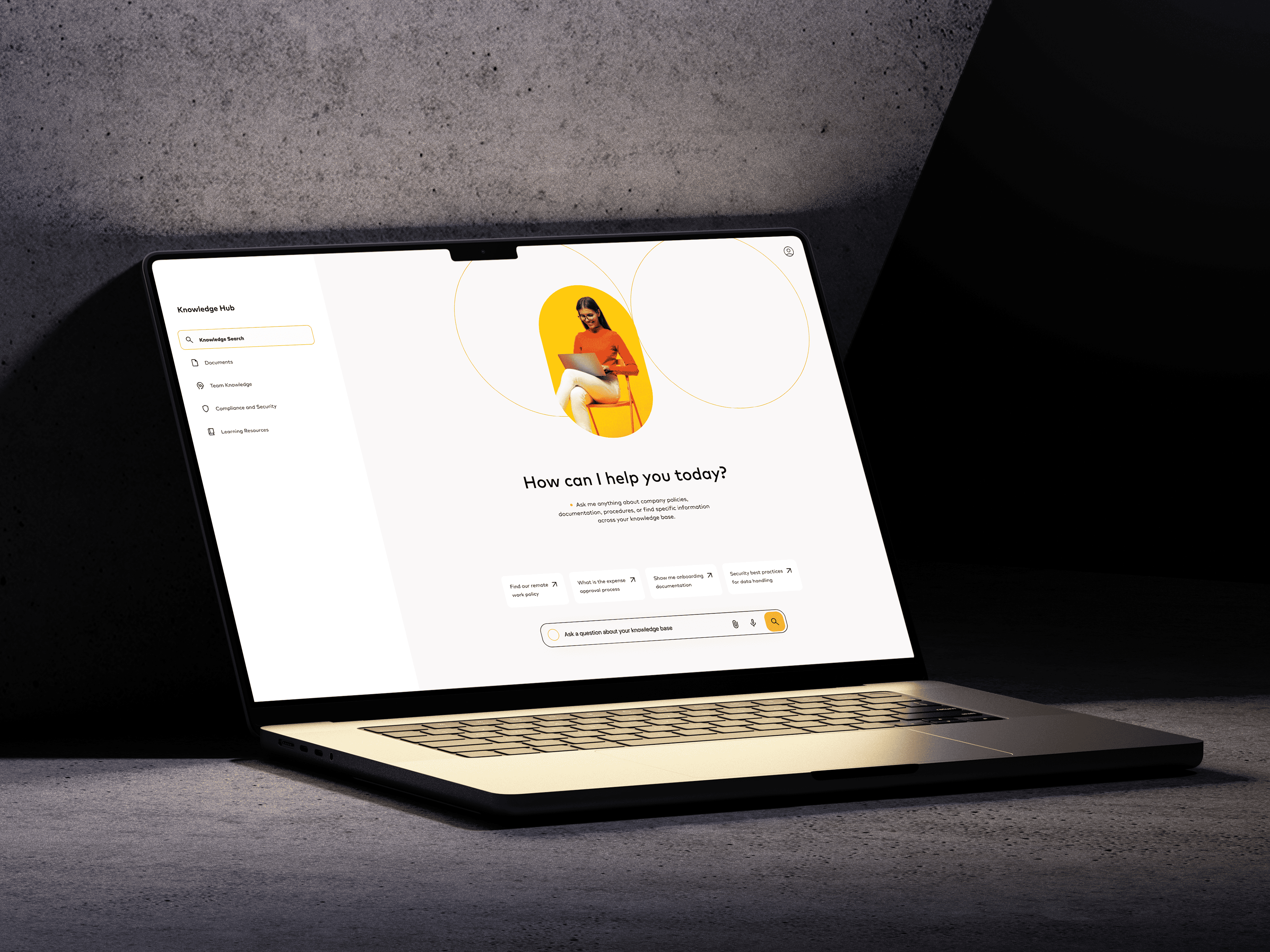 Tablet, laptop, and smartphone displaying a fraud detection analytics dashboard with charts, patterns, and suspicious transaction alerts in yellow and gray interface.