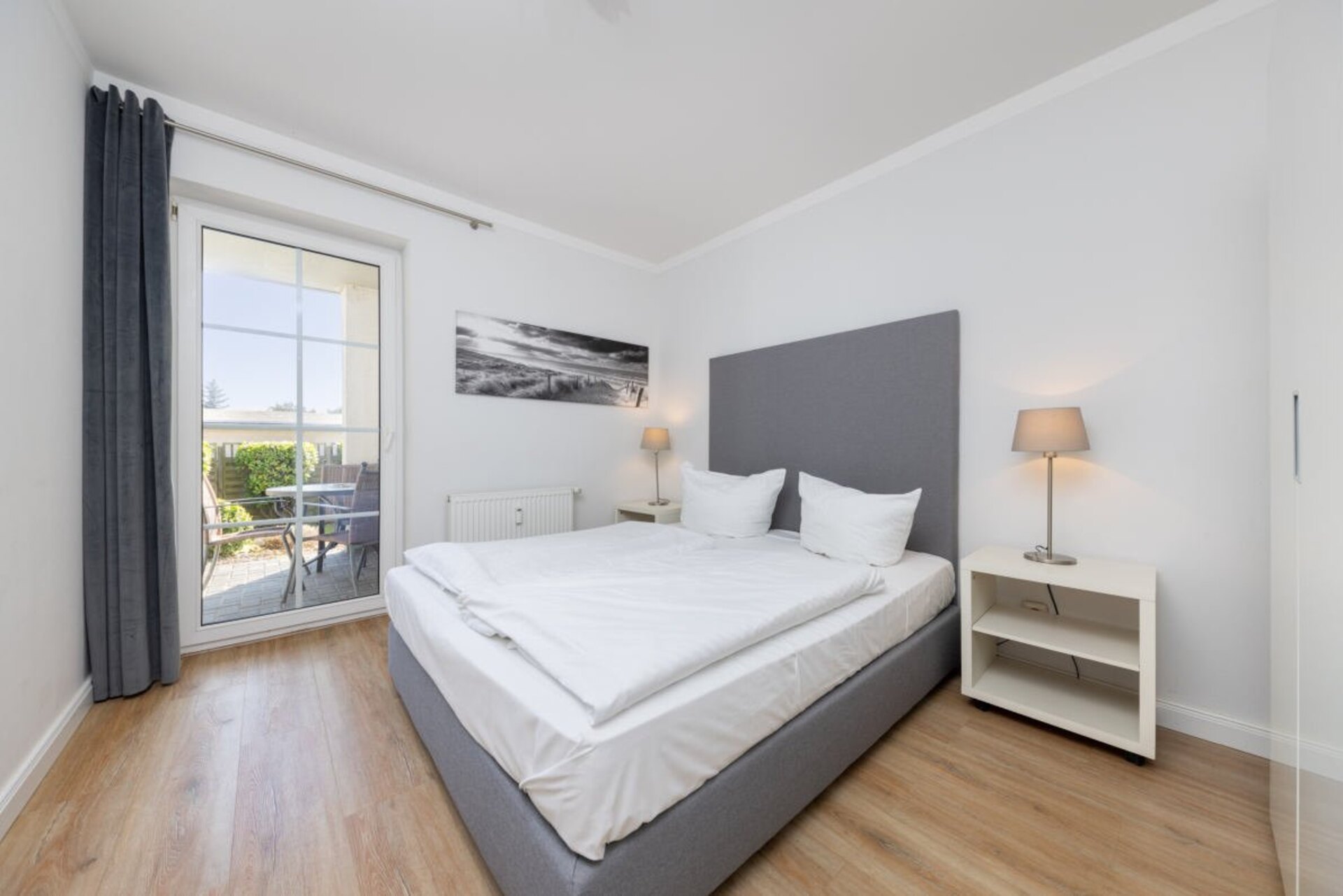 Bett im Schlafzimmer