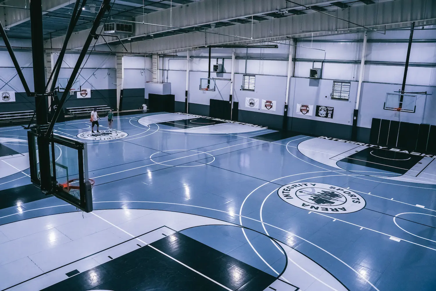 2 clean and spacious courts at Pursuit Fitness gym in Northern Colorado.