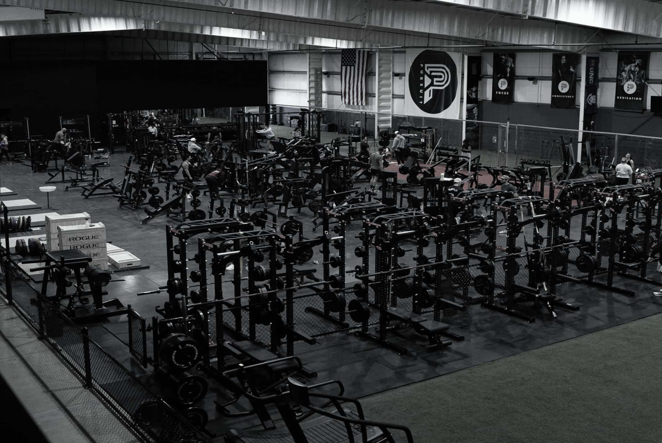 Interior view of Pursuit Fitness, the premier strength facility in Windsor.