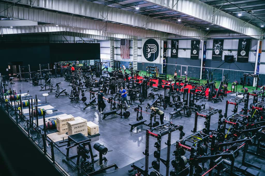 Interior view of Pursuit Training, the premier strength facility in Windsor.