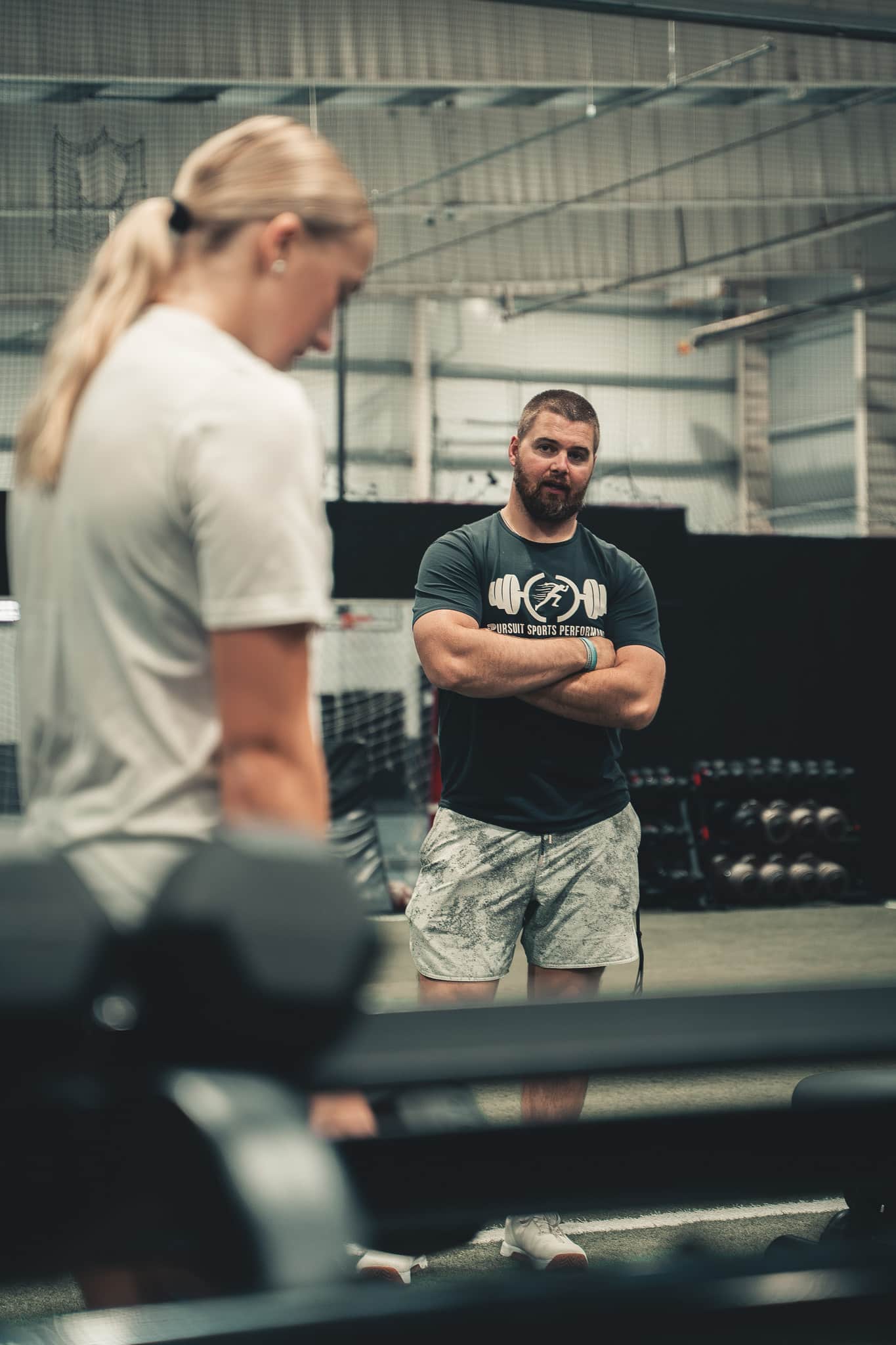 Athletic performance training session at Pursuit Training, the premiere training facility in northern colorado