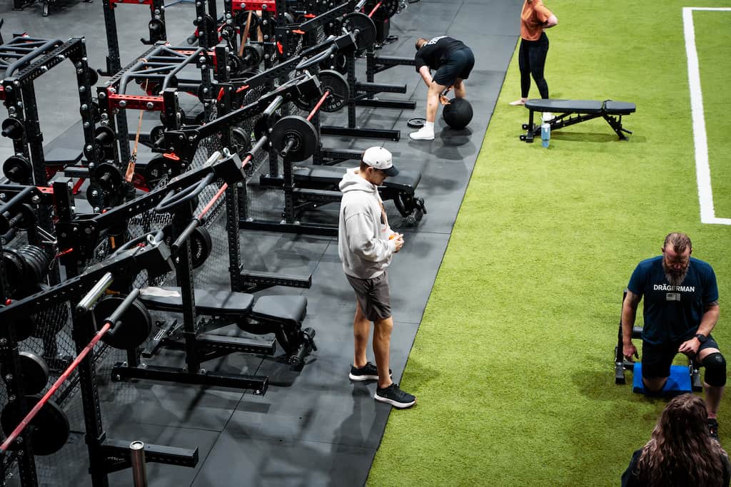 Athletic performance training session at Pursuit Training, the premiere training facility in northern colorado