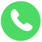 Green circle with a black telephone handset icon.