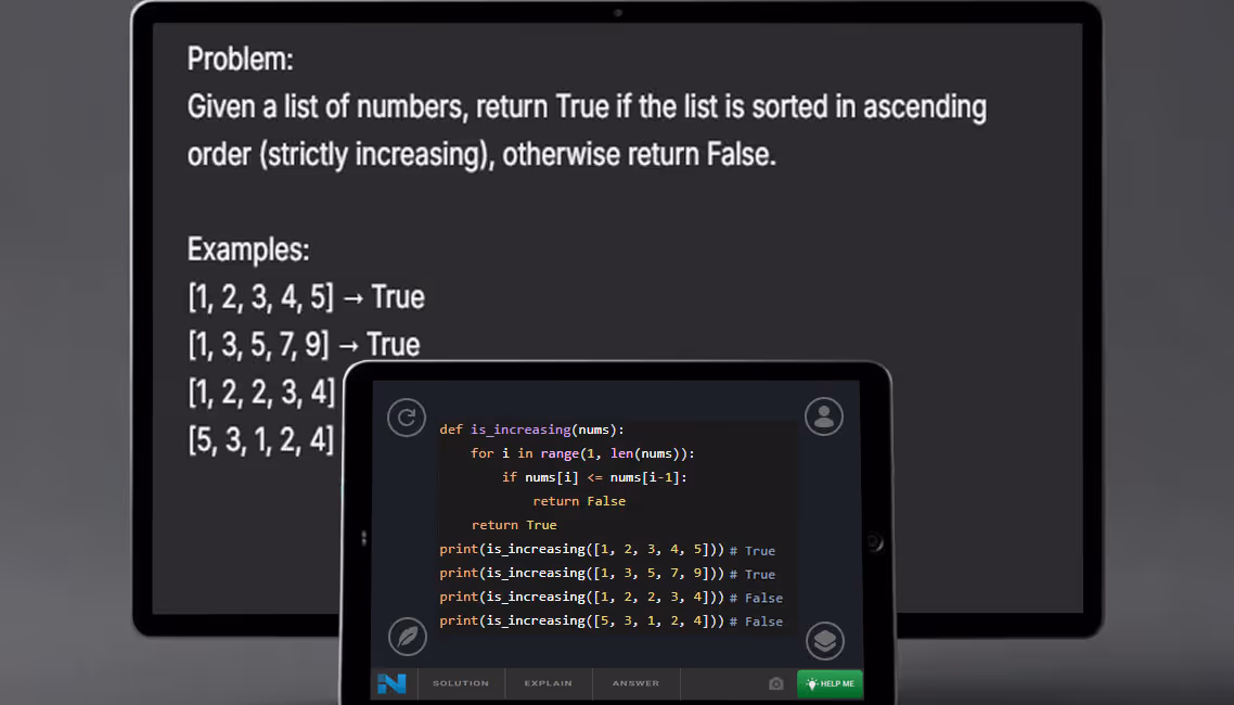 Stealth Console on Tablet