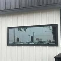 Office with window tinting