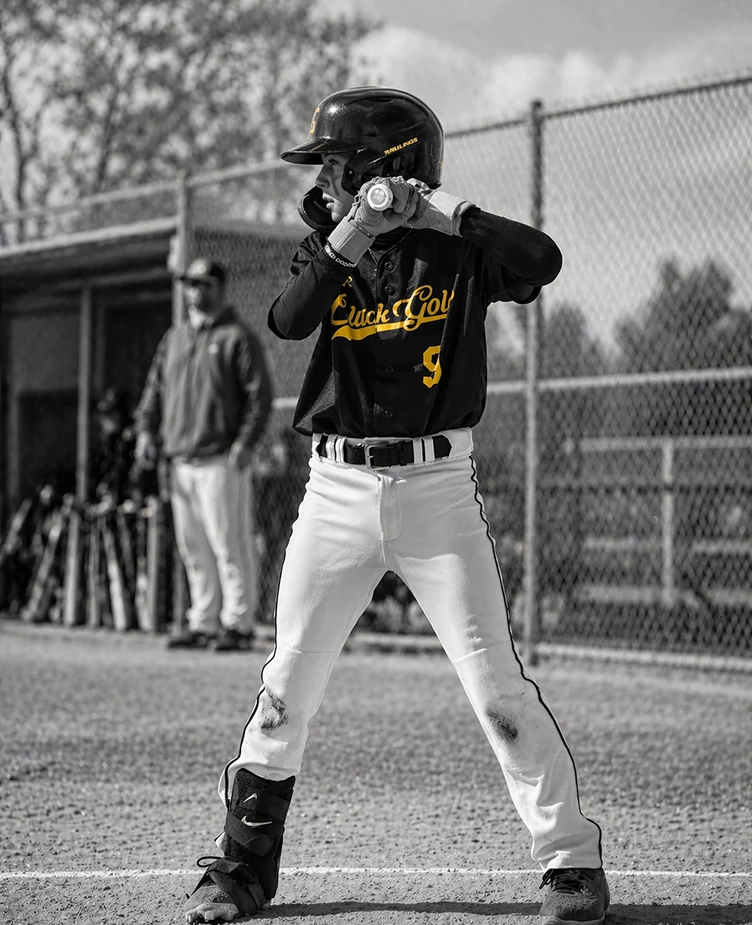 Black Gold Baseball athlete participating in player development program in Bakersfield California