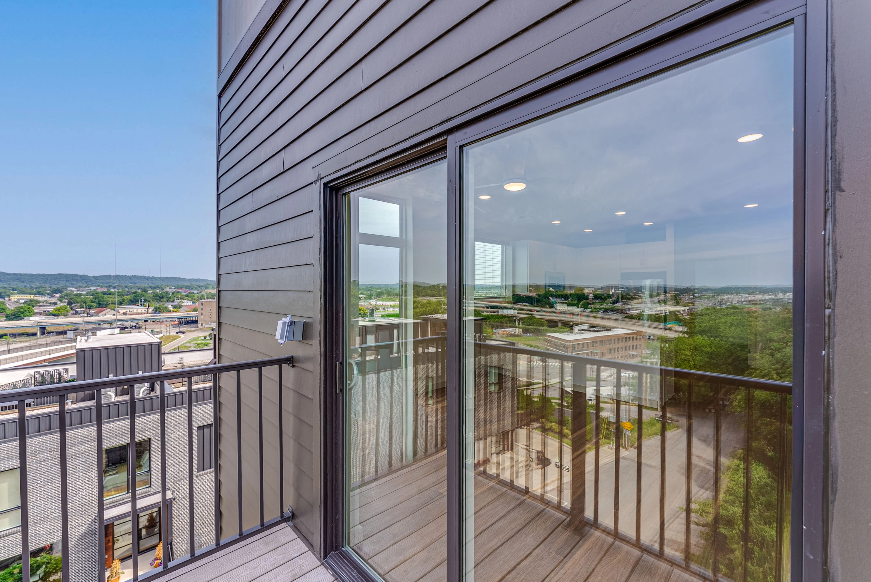 the exterior of city summit condo from the balcony