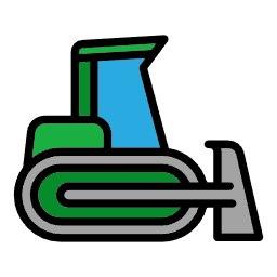 Ikona pro služby nákladní autodopravy.