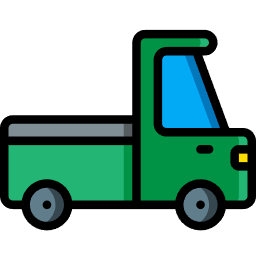 Ikona pro služby nákladní autodopravy.