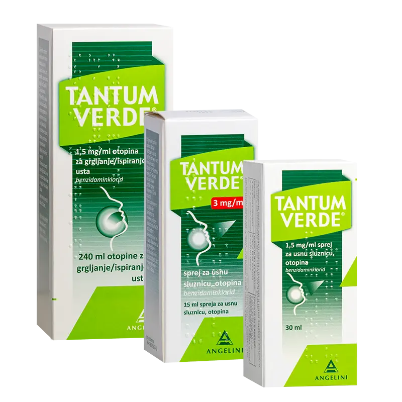 Tantum Verde otopina za grgljanje i sprej