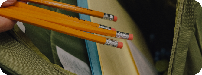 Crayons de couleur, atelier créatif