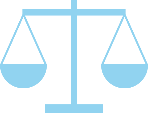 Illustration balance de la justice