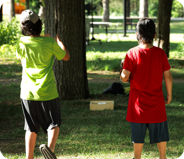 Enfants au camp de jour