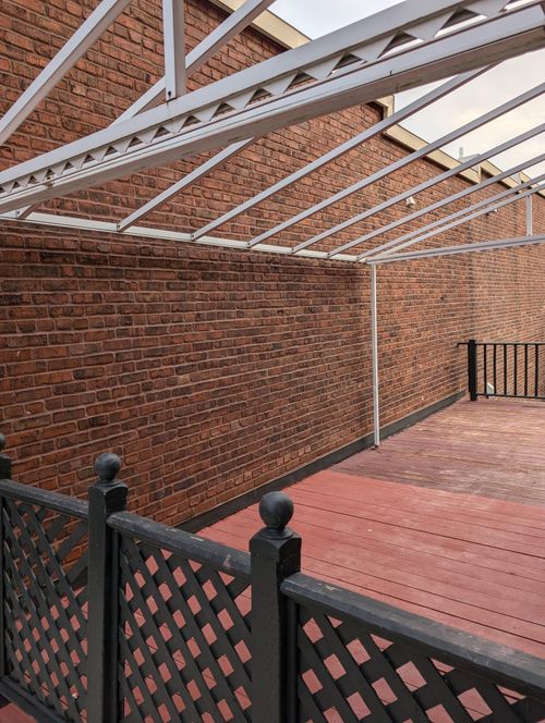 Protected Montreal brick facade after early moisture prevention treatment