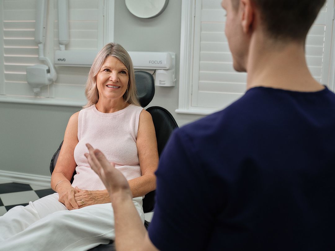 Comfortable veneer consultation at Sydney Smile Doctor, Penrith.