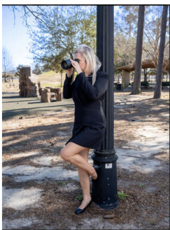 Licensed PI conducting field surveillance