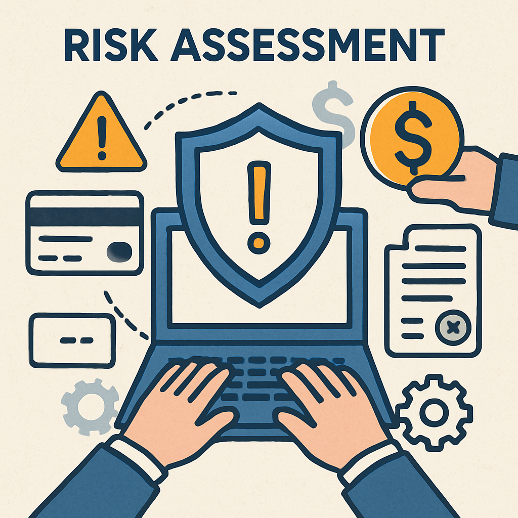 Image depicting risk assessment in payment processing